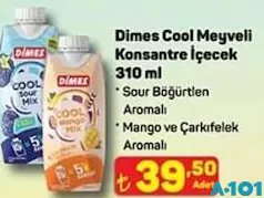 DİMES COOL MEYVELİ KONSANTRE İÇECEK 310 ML fiyat ve kampanya bilgisi